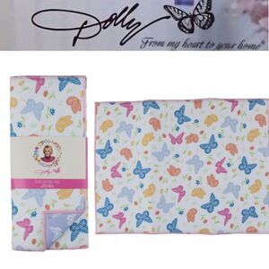 Dolly Parton Colorful Butterflies Dish Drying Mat